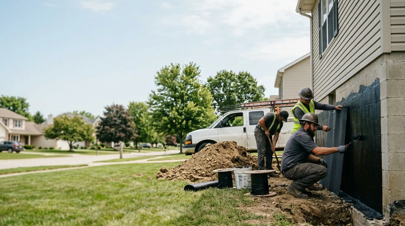 Basement Waterproofing in Hopedale, IL near me
